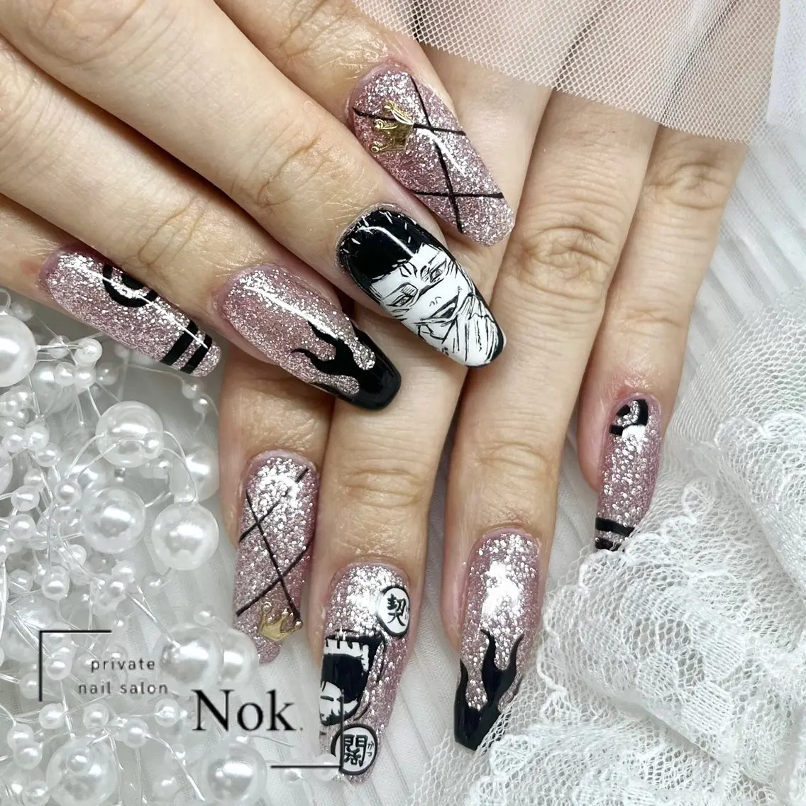 ネイル ハンドネイル 池袋痛ネイル Nok. 渡辺のネイルデザイン