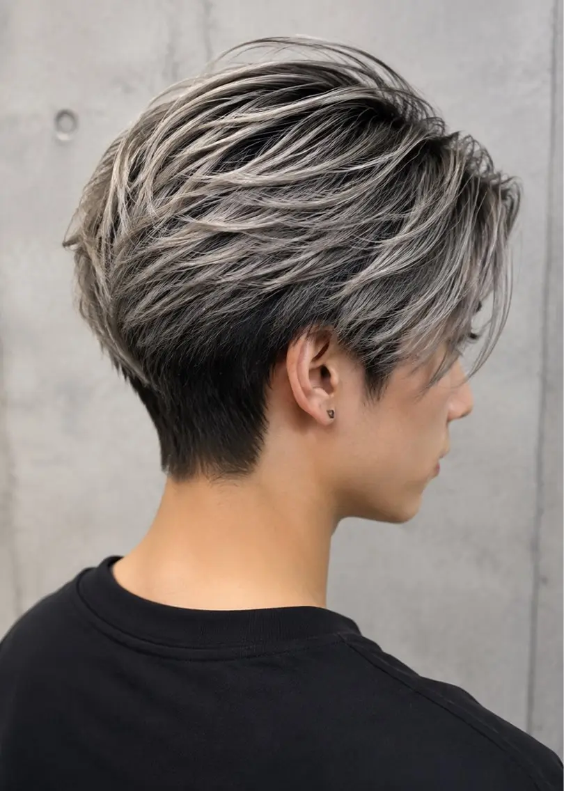 ショート カラー ヘアカラー 小尾 美桜里のヘアスタイル