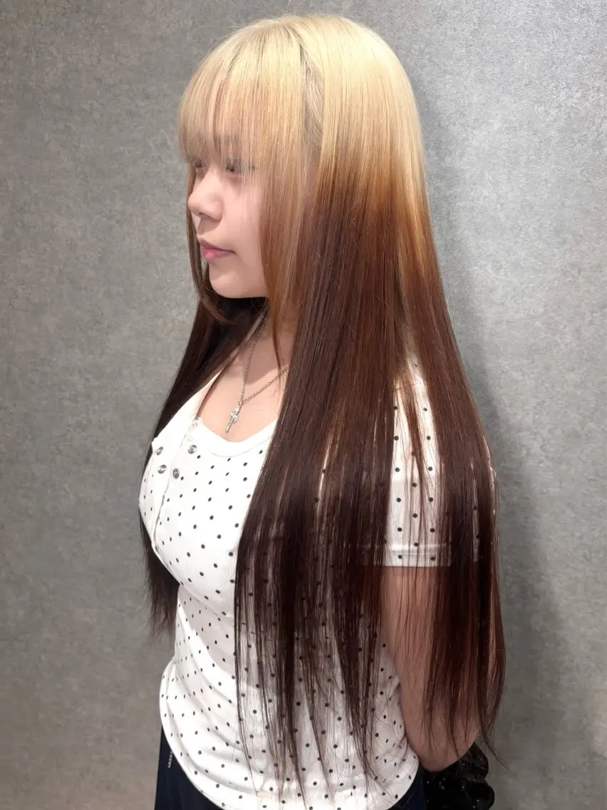 カラー グラデーションカラー ヘアカラー トリートメント 名古屋/栄/ カラー/はるなのヘアスタイル