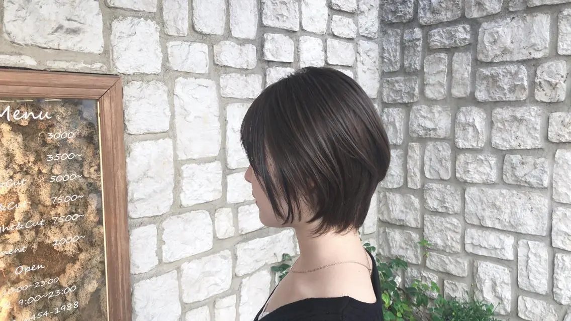 ショート カラー パーマ ヘアアレンジ ハンサムショート グレージュ ショートヘア カット ヘアカラー トリートメント 髪質改善/透明感 OAK兵庫のヘアスタイル