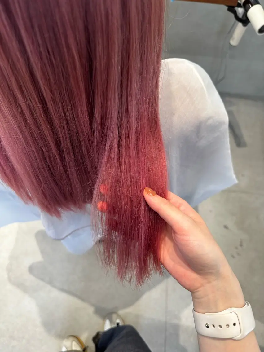 ロング カット ヘアカラー kage Nanamiのヘアスタイル