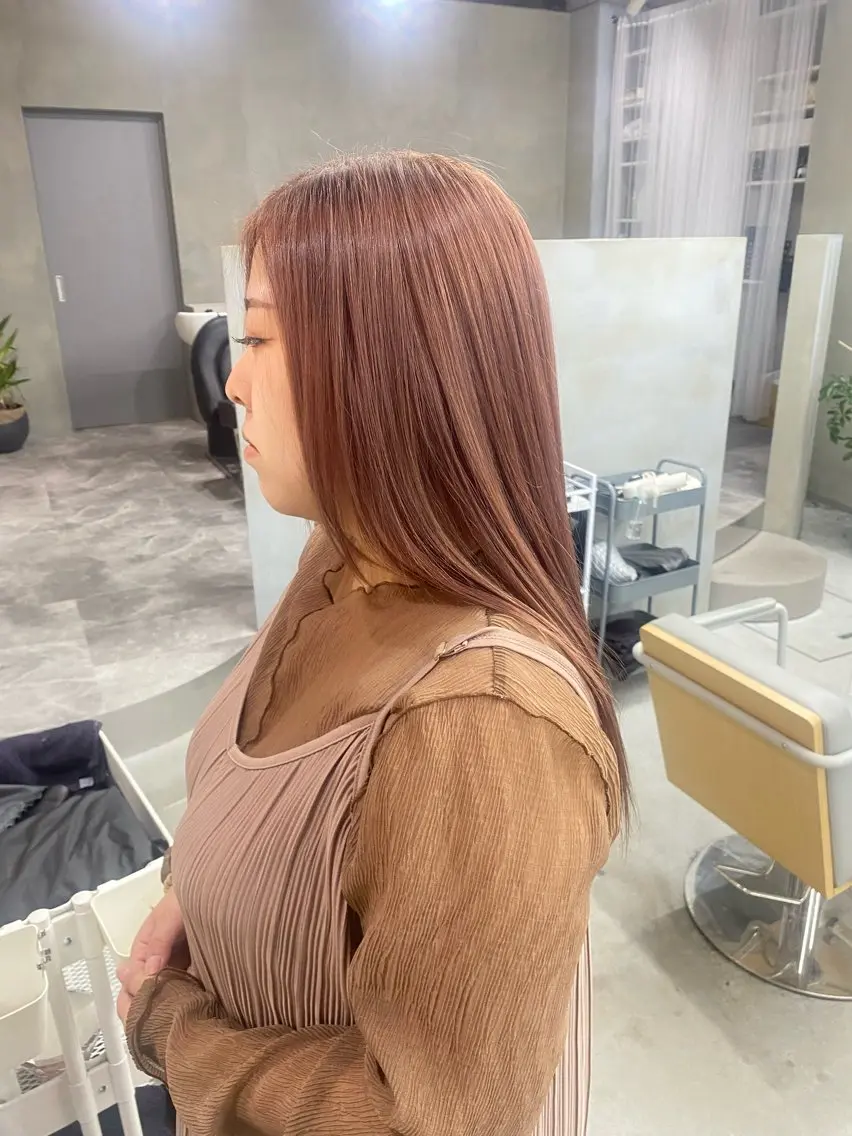 ロング カラー ヘアカラー 前橋 姫奈のヘアスタイル