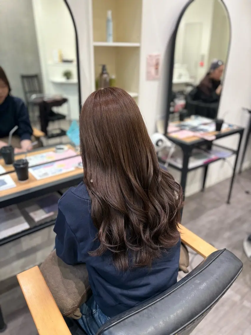ロング カラー ベージュカラー ヘアカラー cocotteひな /カラーモデル🌼のヘアスタイル
