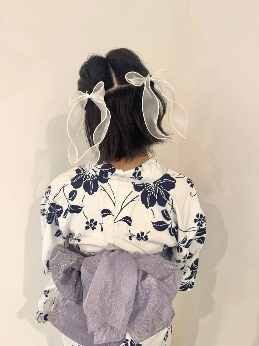 ヘアアレンジ 浴衣 中島 さなえのヘアスタイル
