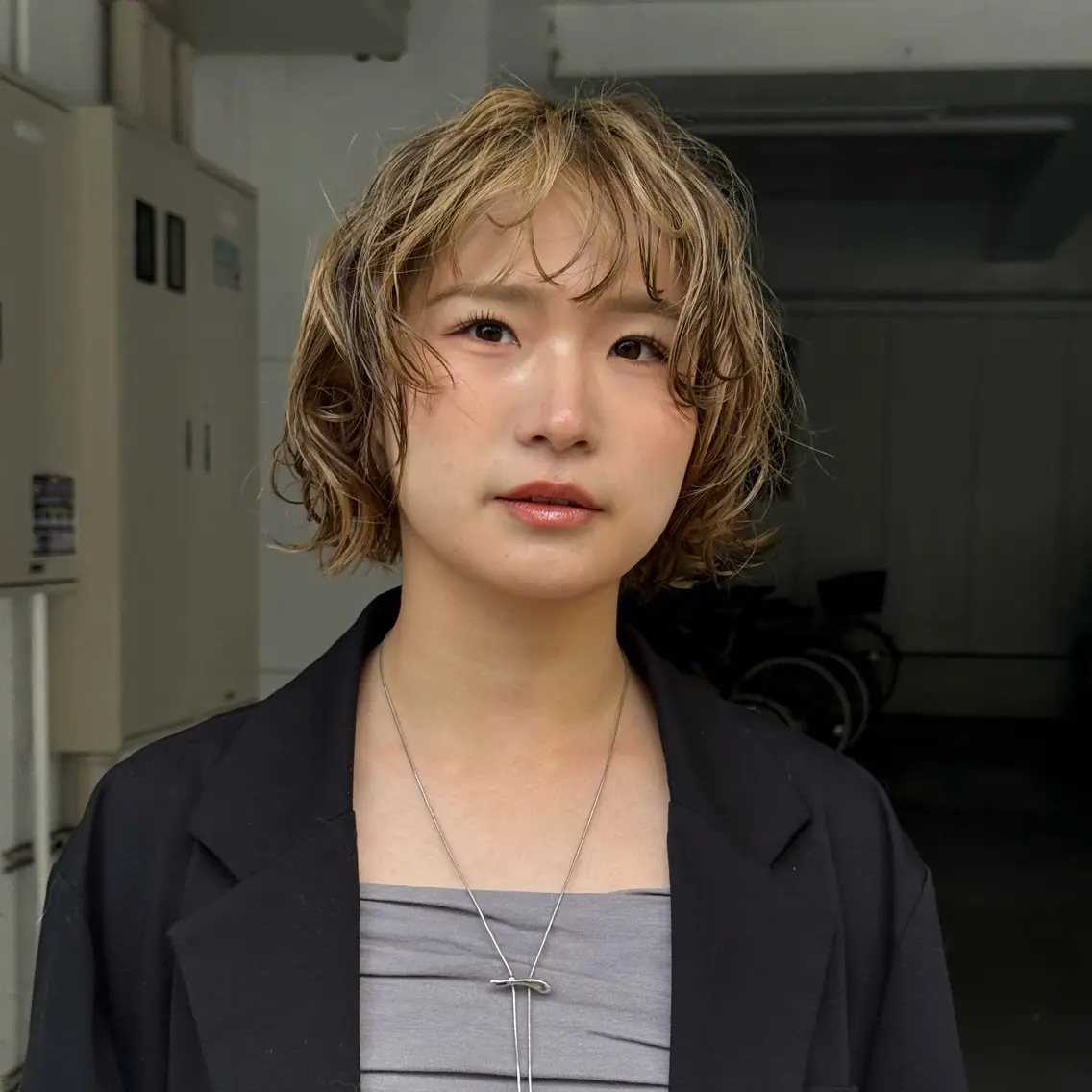 ショート カラー パーマ カット パーマ トリートメント レディースパーマ/ 合田 有一朗のヘアスタイル