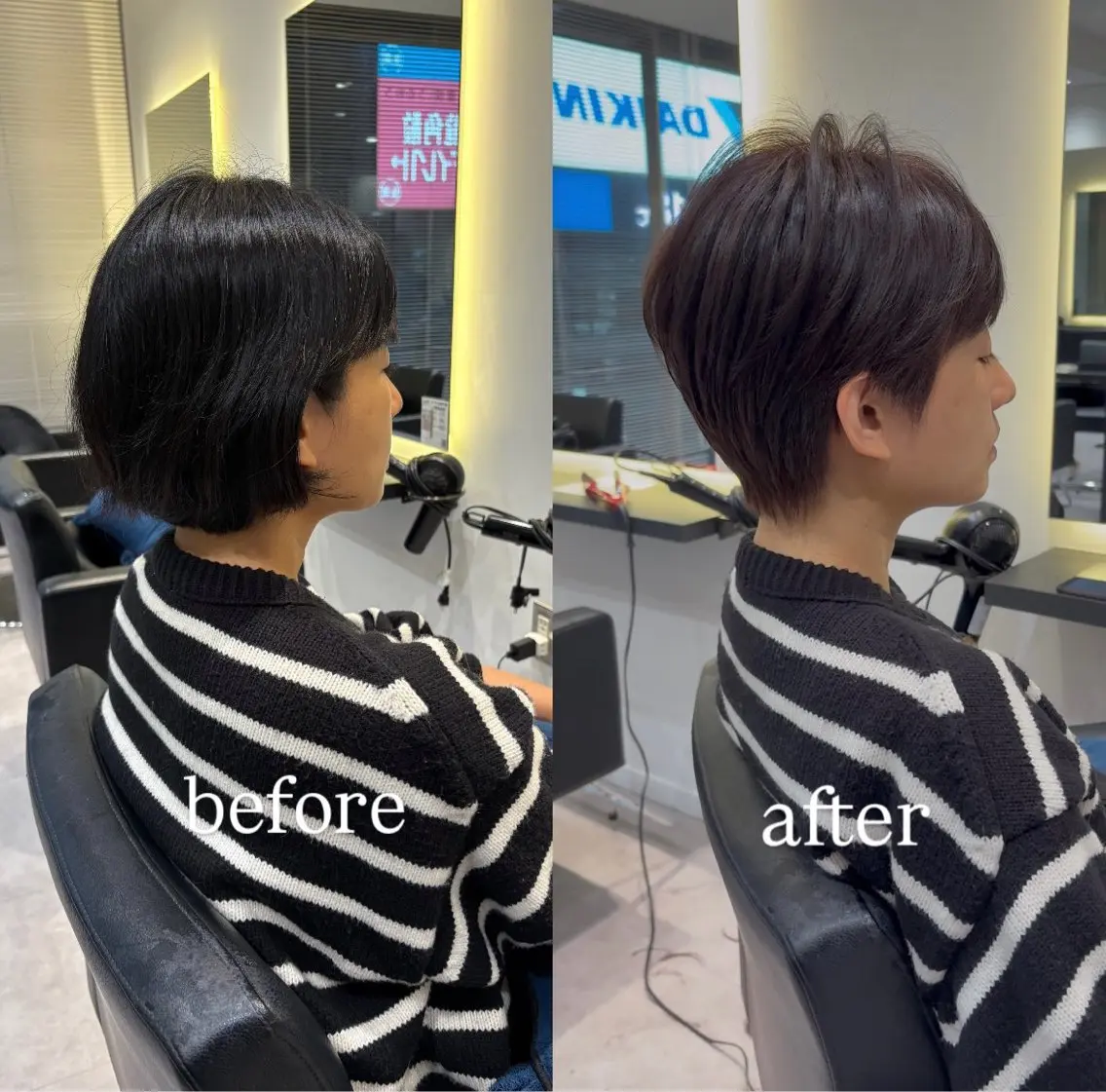 ショート カラー カット ヘアカラー かなる 🐾のヘアスタイル