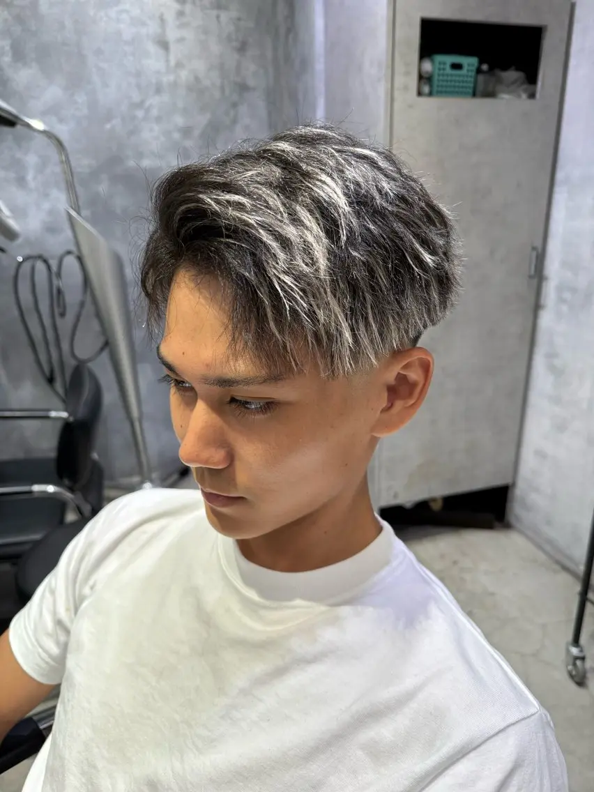 ショート メンズ メンズメッシュ ミヤモト ダイキのヘアスタイル
