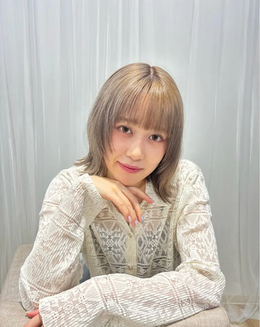 ミディアム 『大西 陸』 透明感color🔆のヘアスタイル