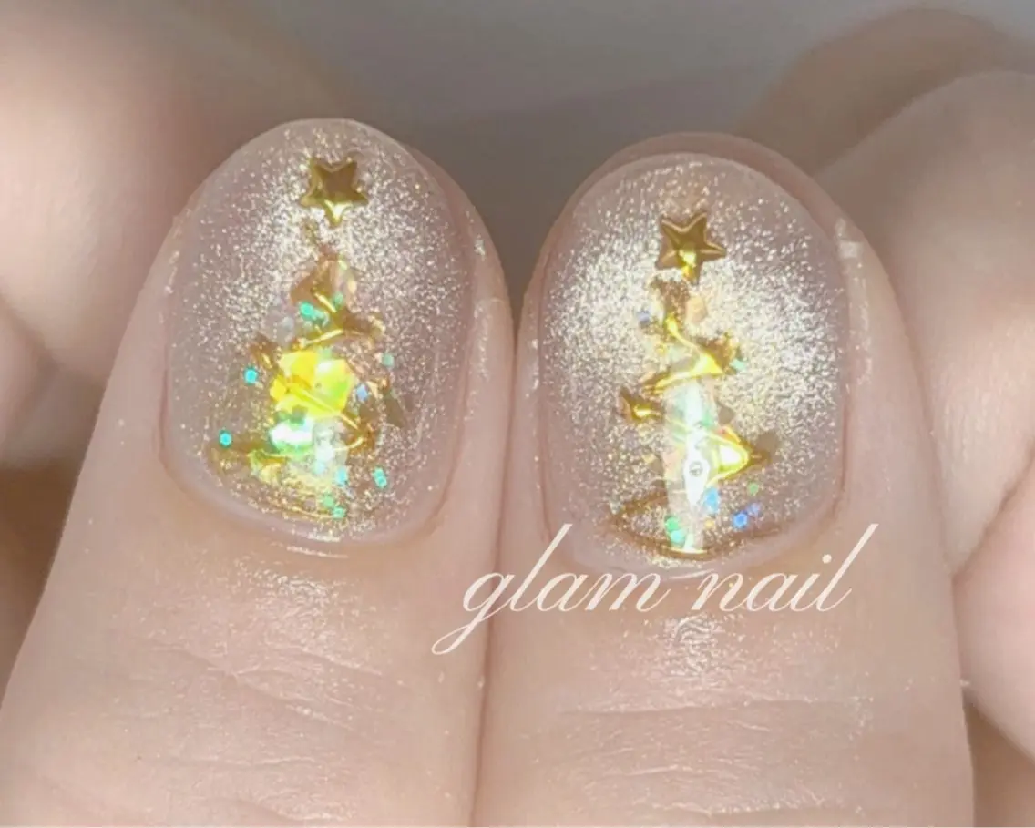 ネイル エツメ💅 長さ出し🎀デザインのネイルデザイン