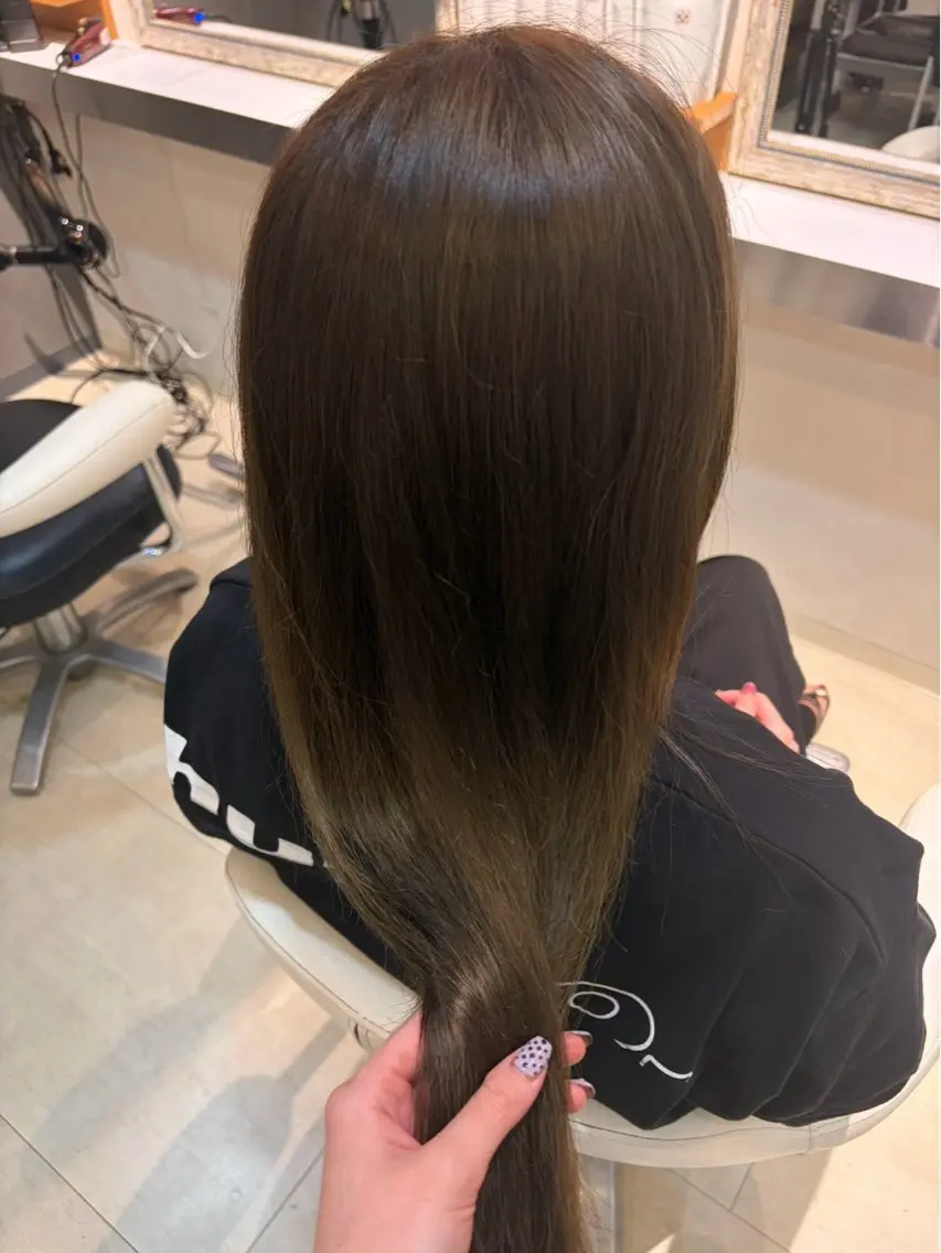 ロング ヘアカラー トリートメント hair bonitaのヘアスタイル