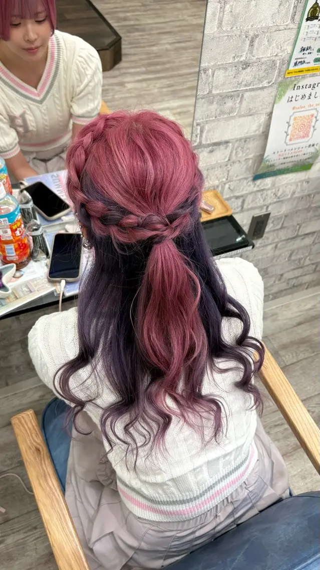 ヘアアレンジ みはね🎀໒꒱ ガーリーヘアのヘアスタイル