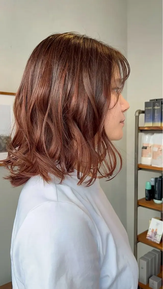パーマ Hair ruup 平良那生のヘアスタイル