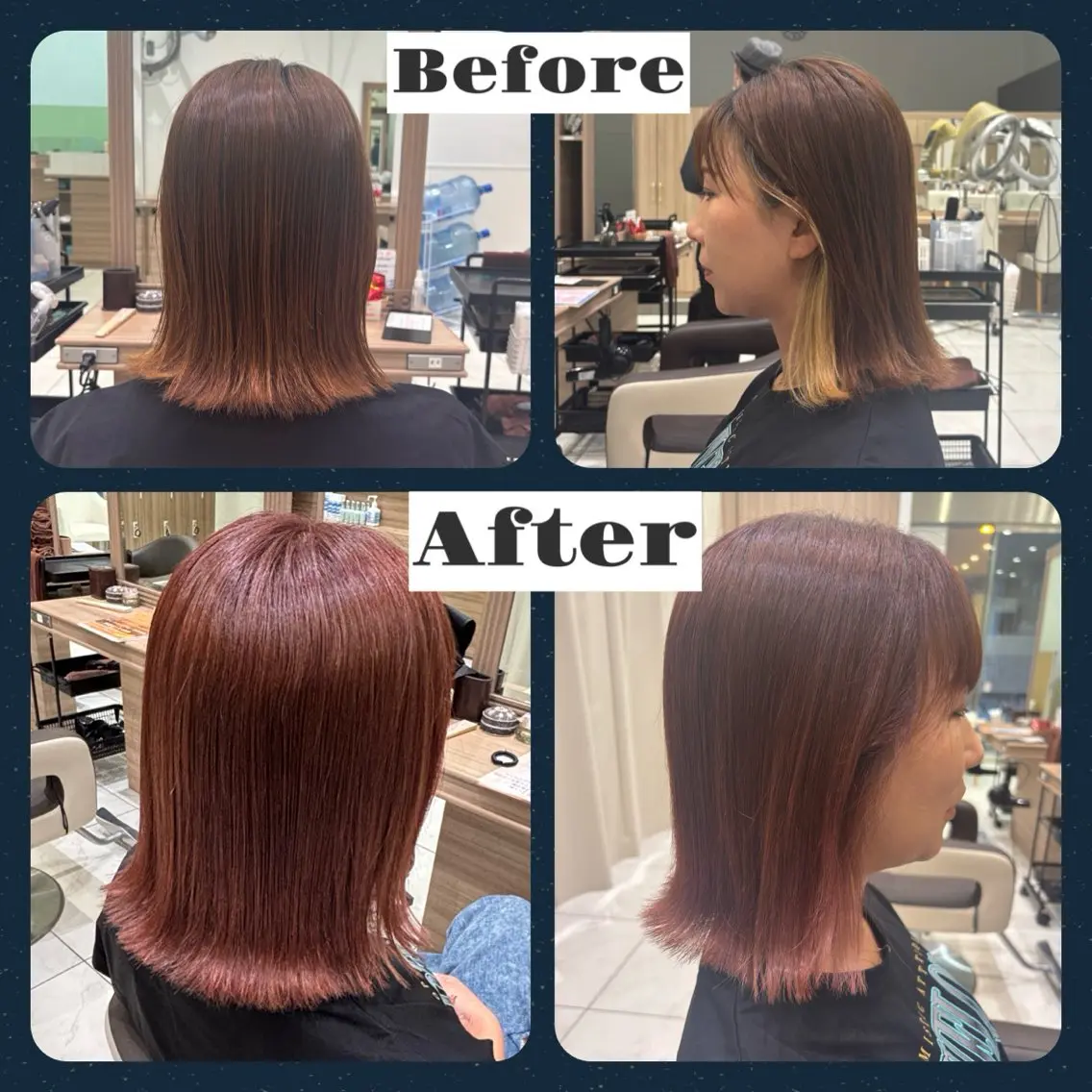 ミディアム カラー ブラウンカラー カット ヘアカラー 鈴木かのん/縮毛矯正 /ミニモ限定クーポンのヘアスタイル