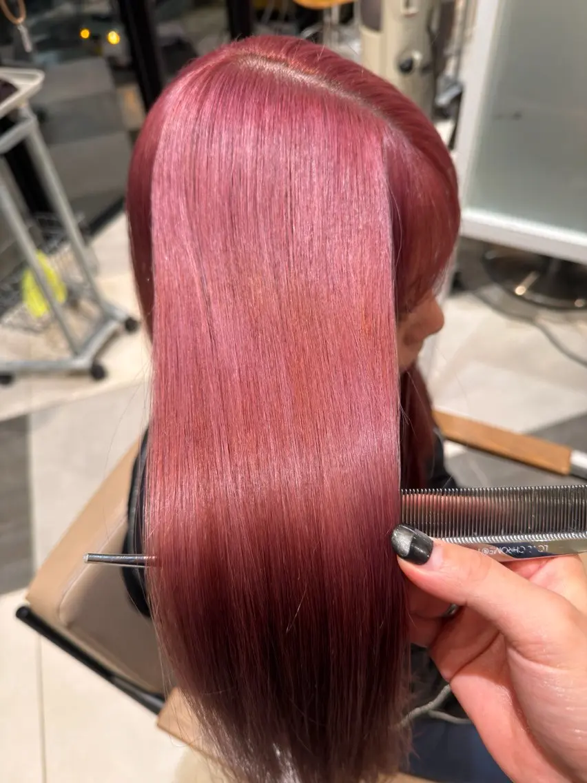 カラー ヘアカラー 野里 来希のヘアスタイル