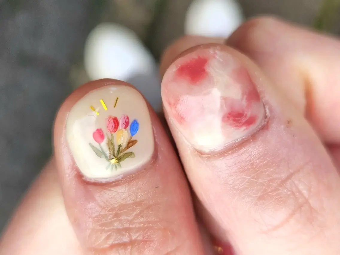 ネイル アートネイル フラワーネイル ショートネイル専門 yurin nailのネイルデザイン