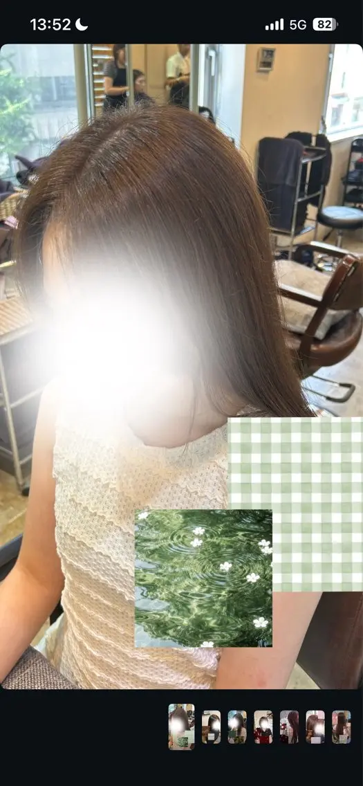 カラー 透明感カラー オリーブカラー 🌻 ユズカのヘアスタイル