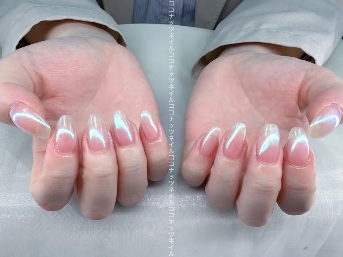 ネイル HOSHINO NAIL_長さだしのネイルデザイン