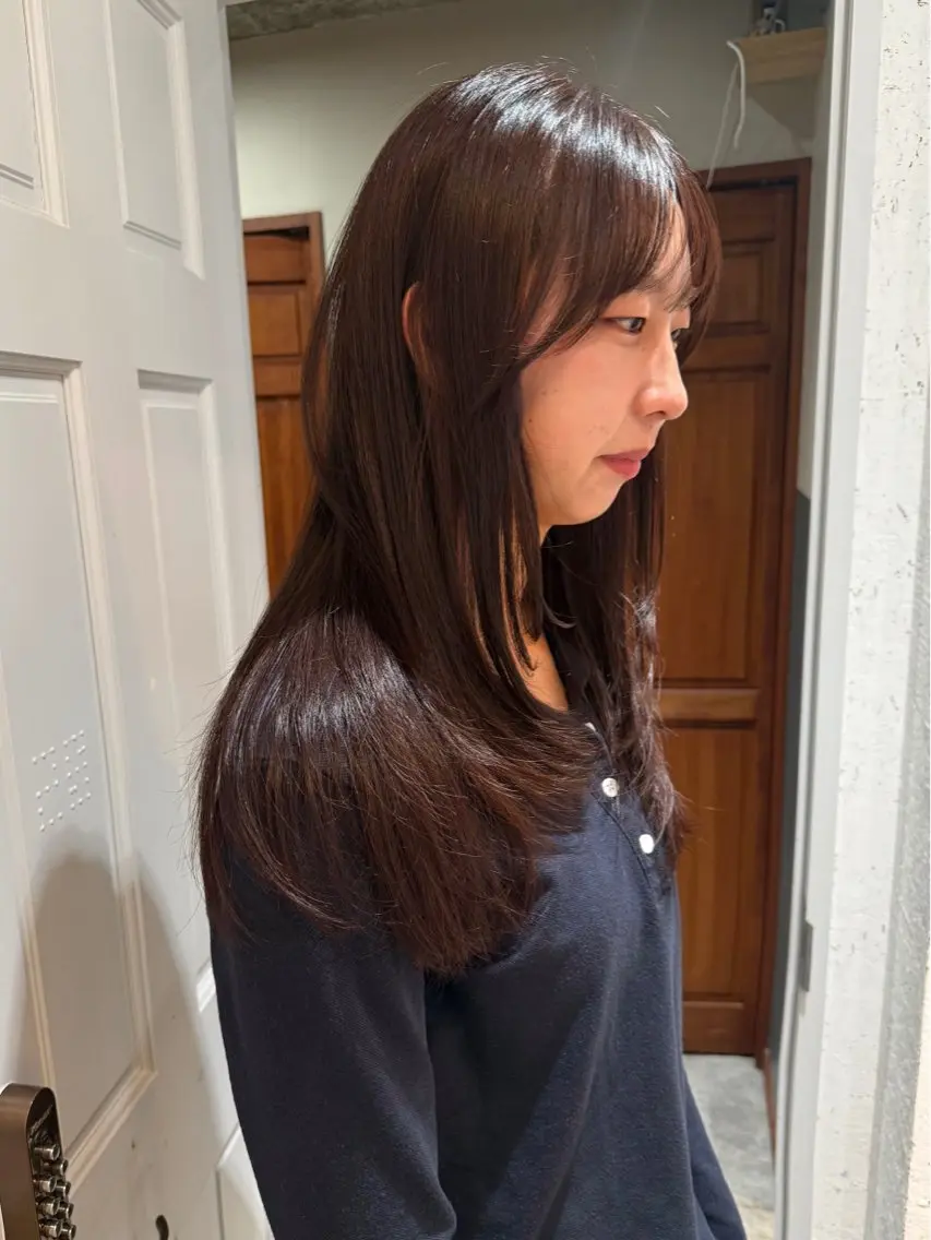 ロング カラー カット ヘアカラー トリートメント mai / linoah˚✧のヘアスタイル