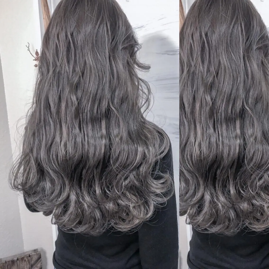 ロング カラー アディクシーカラー ベージュカラー ハイライトカラー ハイライト ヘアカラー BOX mico.のヘアスタイル
