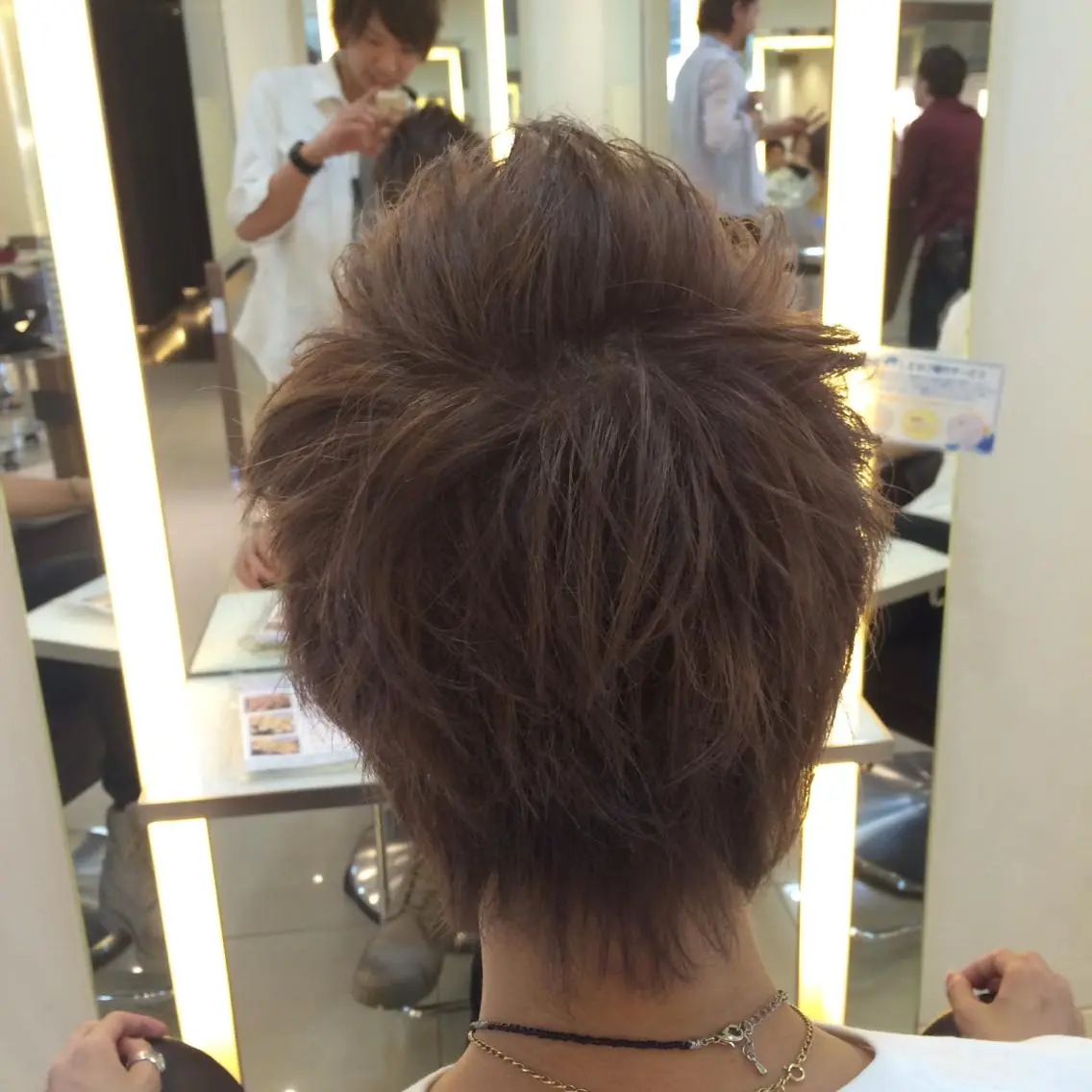 ショート カラー メンズ 似合わせ/代表 髪質改善/山田将大のヘアスタイル