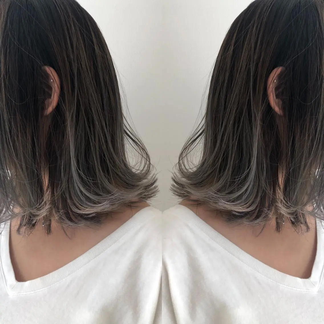 ミディアム カラー ブリーチカラー🌈 石垣翔太のヘアスタイル