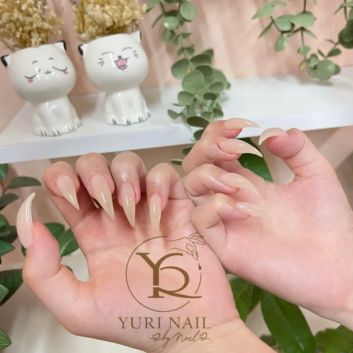ネイル チークネイル フットネイル フレンチネイル グラデーション キラキラネイル ハンドネイル YURI Nail Funabashiのネイルデザイン