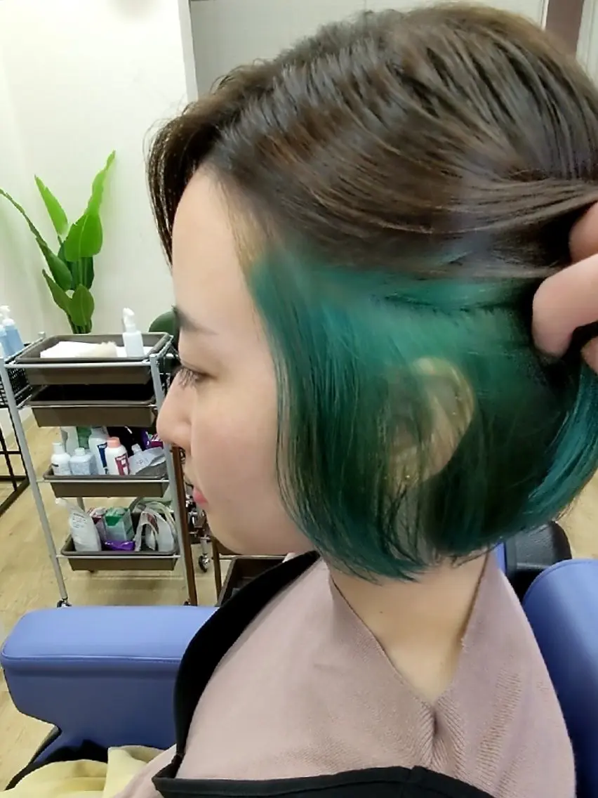 ショート カラー ヘアアレンジ デザインカラー 🏝川津瑛二🧖♀ 極上パーマ&カラー⭕のエステ・リラクイメージ