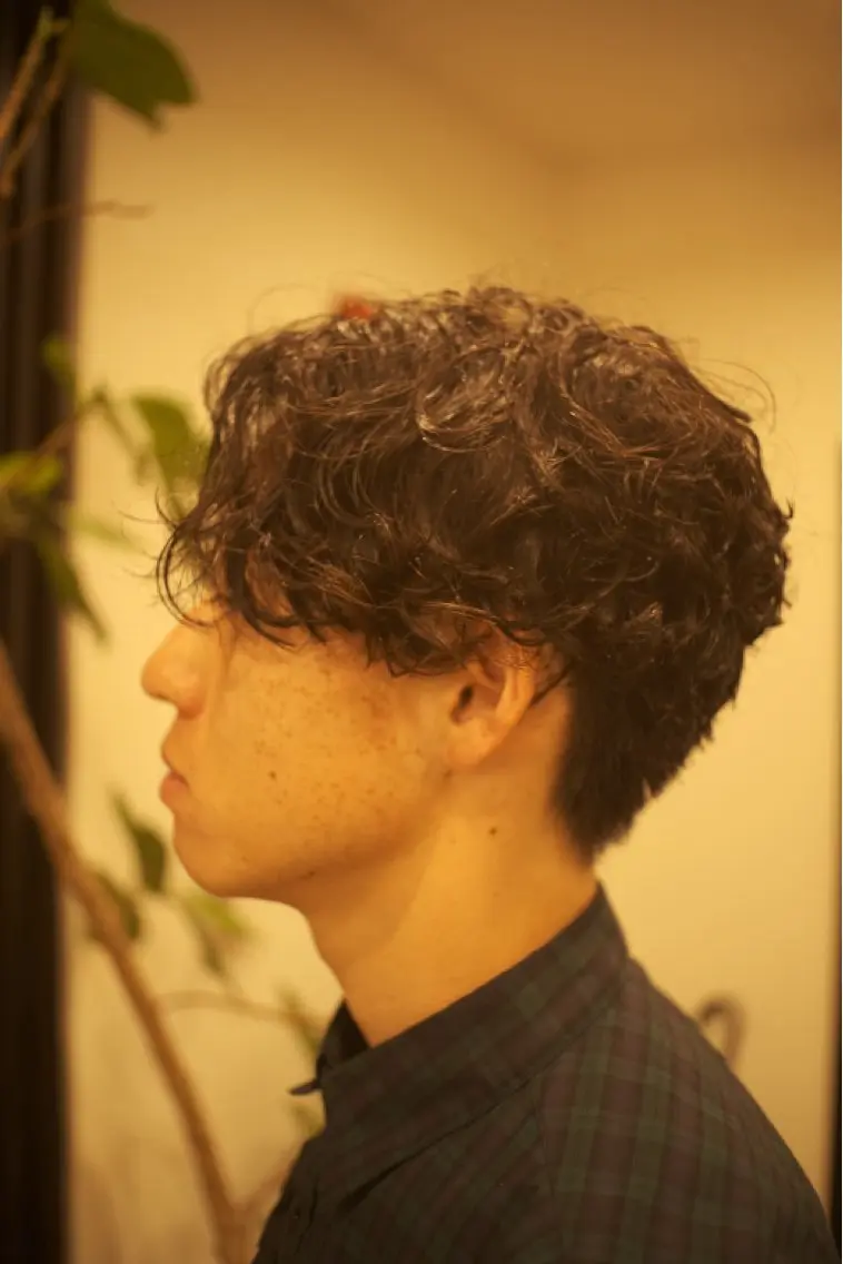 メンズ　カット＋パーマの写真