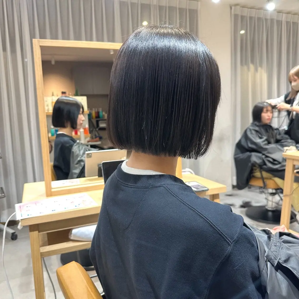 ショート パーマ カット 縮毛矯正 トリートメント 🌱加藤　胡太郎 /艶髪ストレート🌱のヘアスタイル