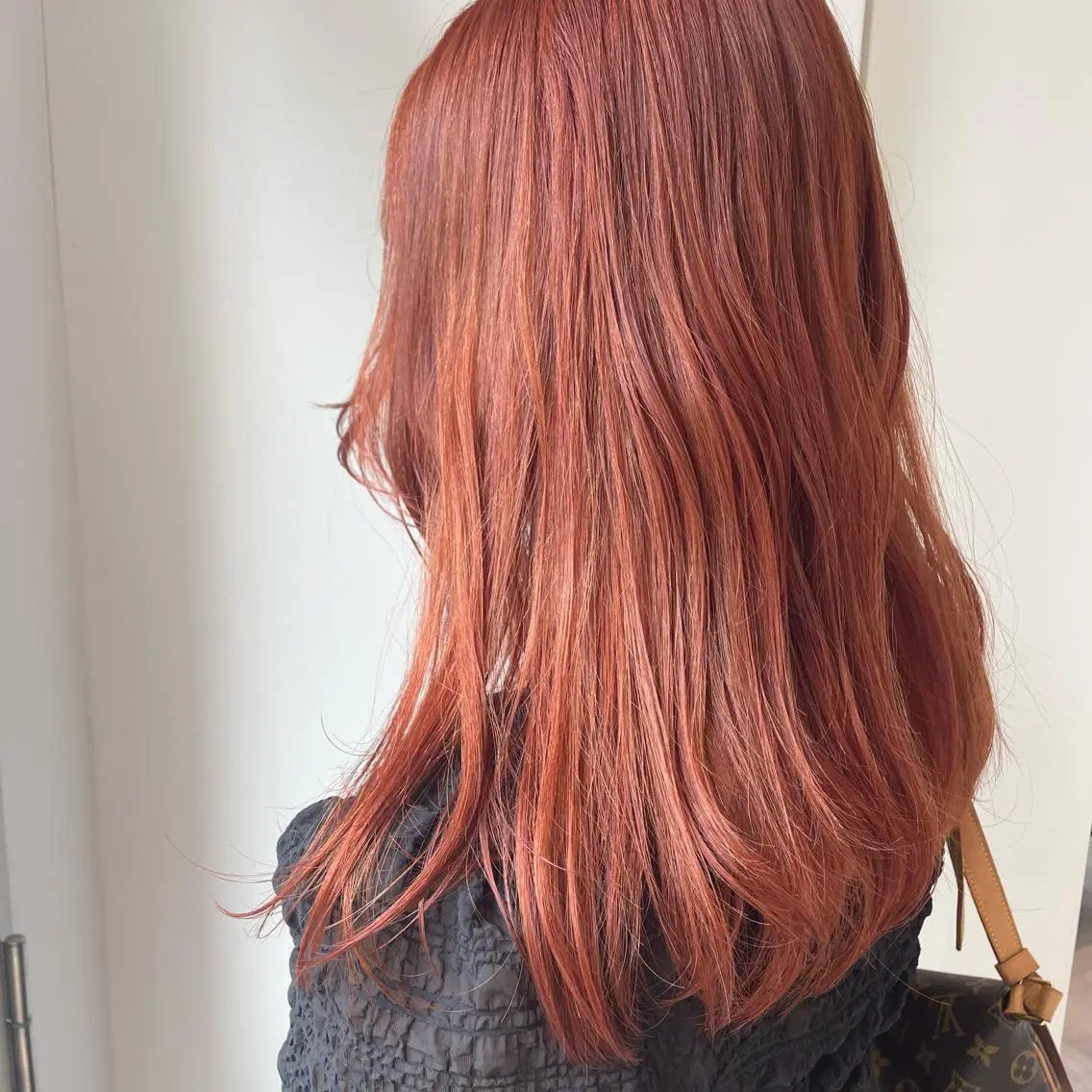 ロング カラー ブリーチ オレンジ オレンジピンク ピンクカラー カット ヘアカラー 🌷Asuka /レイヤーカット🌷のヘアスタイル