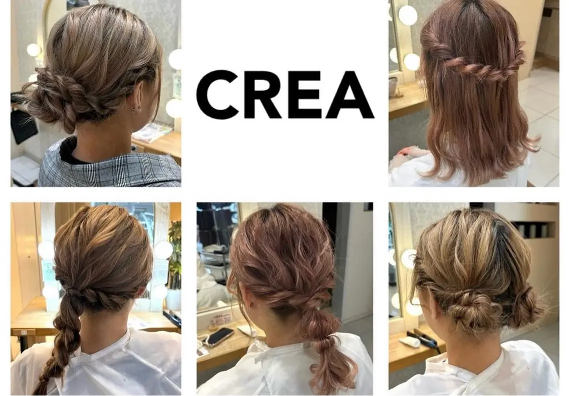 ヘアアレンジ 浴衣 着付け ブリーチなしカラー/ 暖色カラー/艶カラーのヘアスタイル