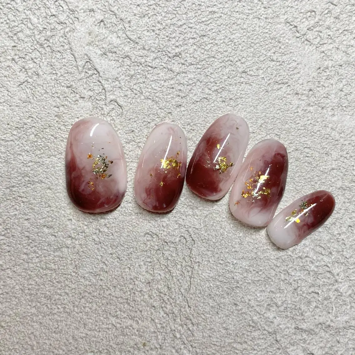 ネイル アートネイル フットネイル ニュアンスネイル 山田 貴子のネイルデザイン