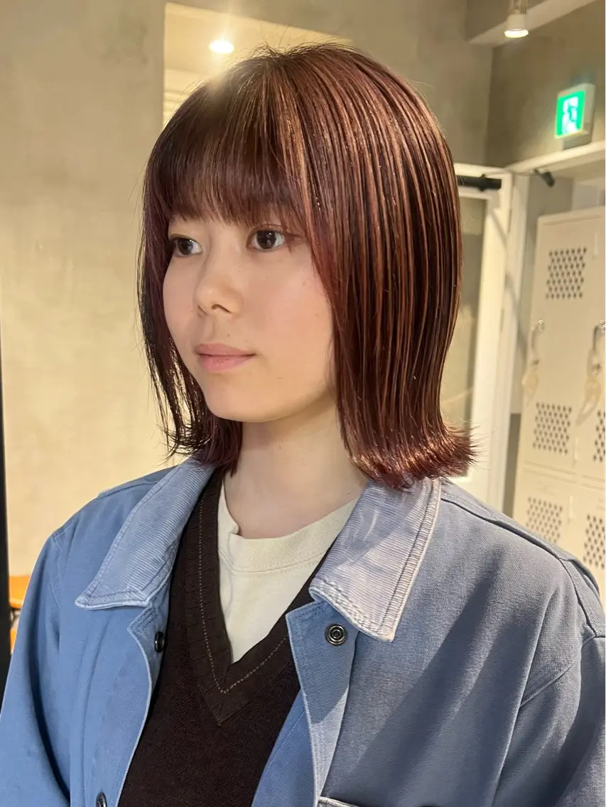 ショート カラー ブリーチ ヘアカラー 仲井間 賢雄 fifthのヘアスタイル