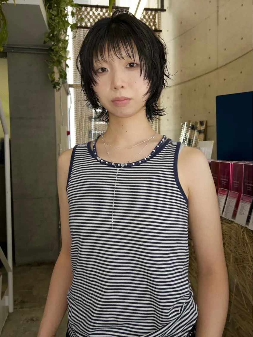 ショート カット nene 暖色/艶感カラー🥯のヘアスタイル