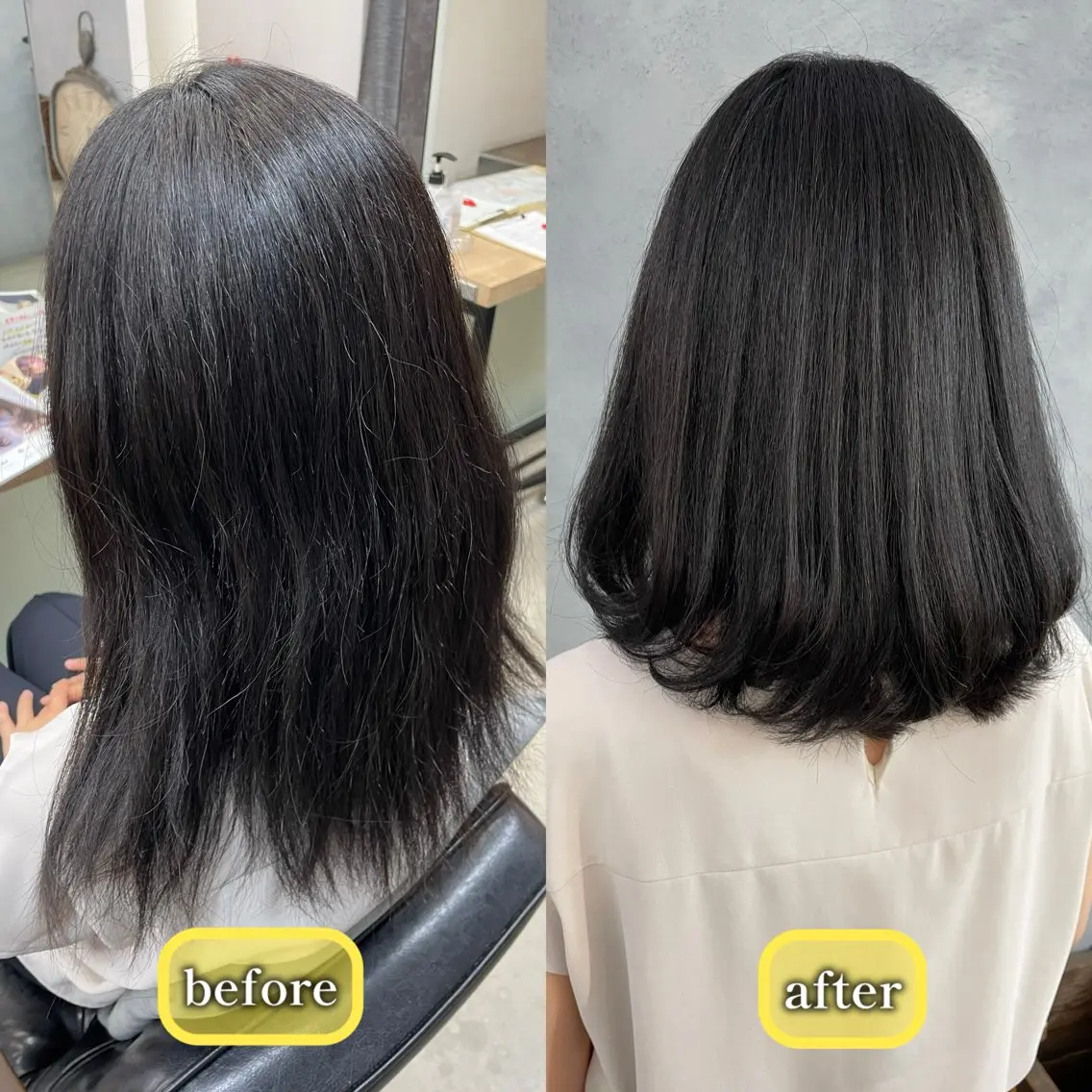 ミディアム 黒田 優衣のヘアスタイル