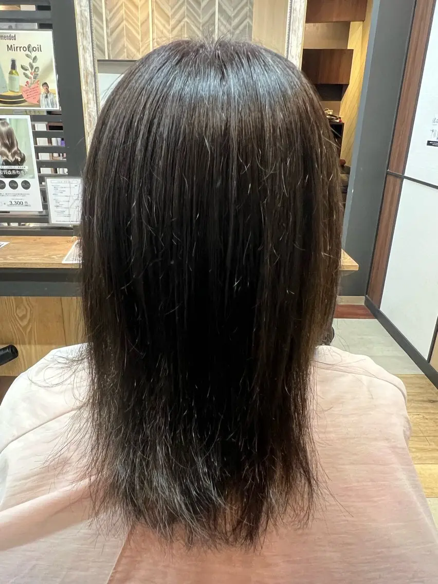 ミディアム ナカオ シュウヘイのヘアスタイル