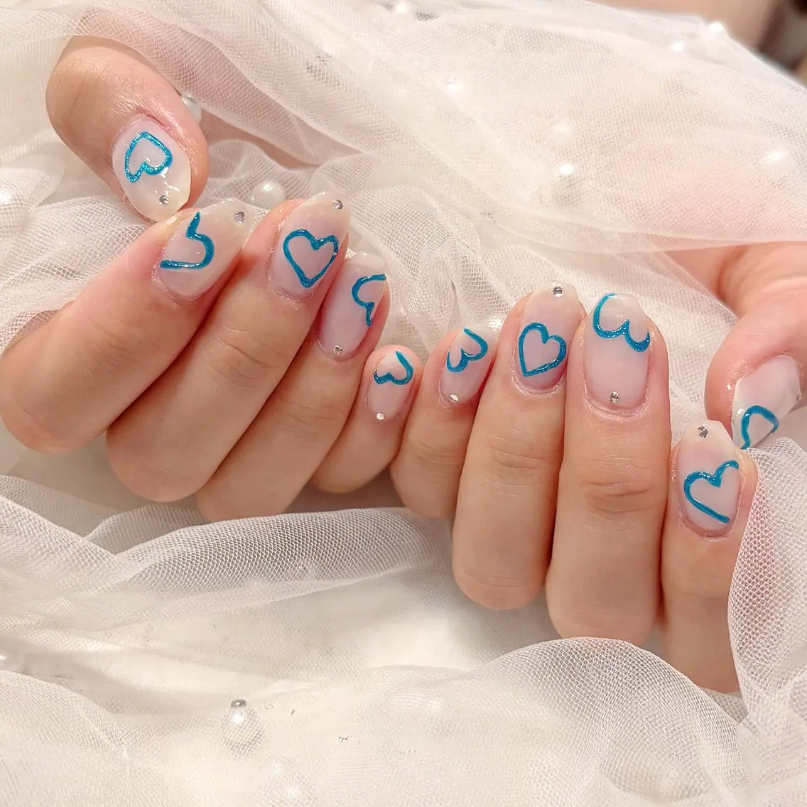 ネイル ハンドネイル あ きのネイルデザイン