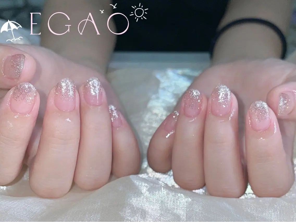 ネイル アートネイル フットネイル フレンチネイル ジェルネイル グラデーション ハンドネイル EGAO NAIL 錦糸町店のネイルデザイン