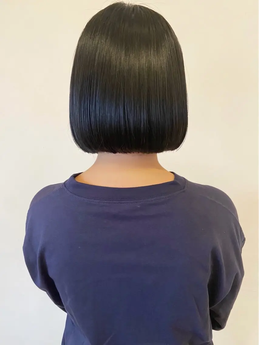 ショート ボブ 澁谷 真央のヘアスタイル