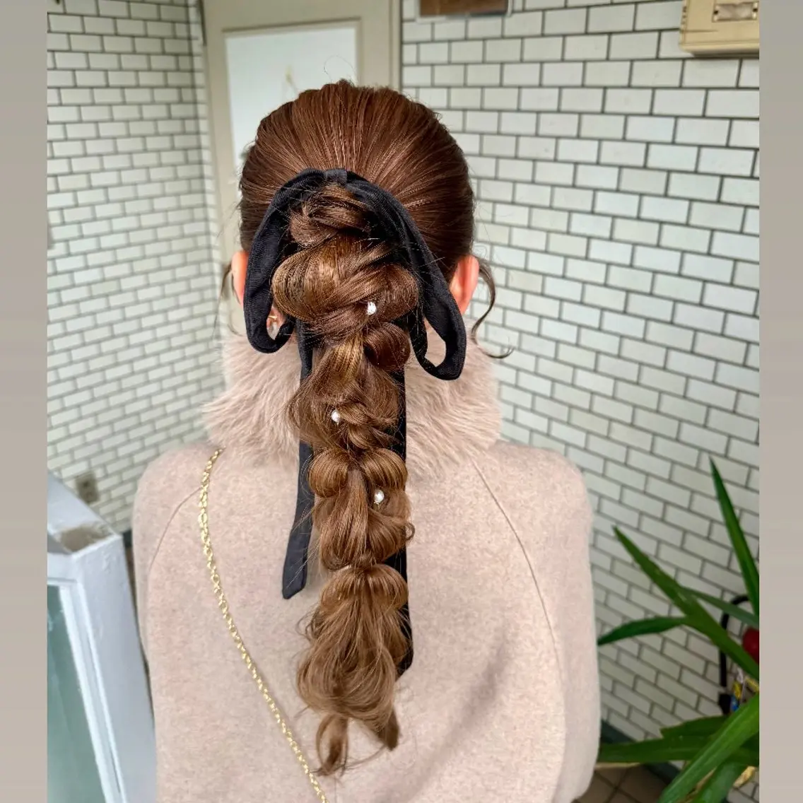 ロング ヘアアレンジ 成人式 ハーフアップ 結婚式・ブライダル 卒業式のヘアスタイル 褒められヘアメイク /ボブ女子🐶みおのその他イメージ