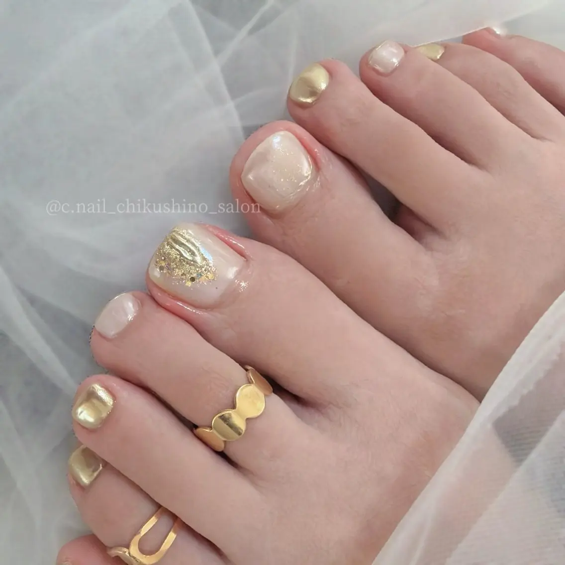 ネイル フットネイル C.Nail &Eyeのネイルデザイン