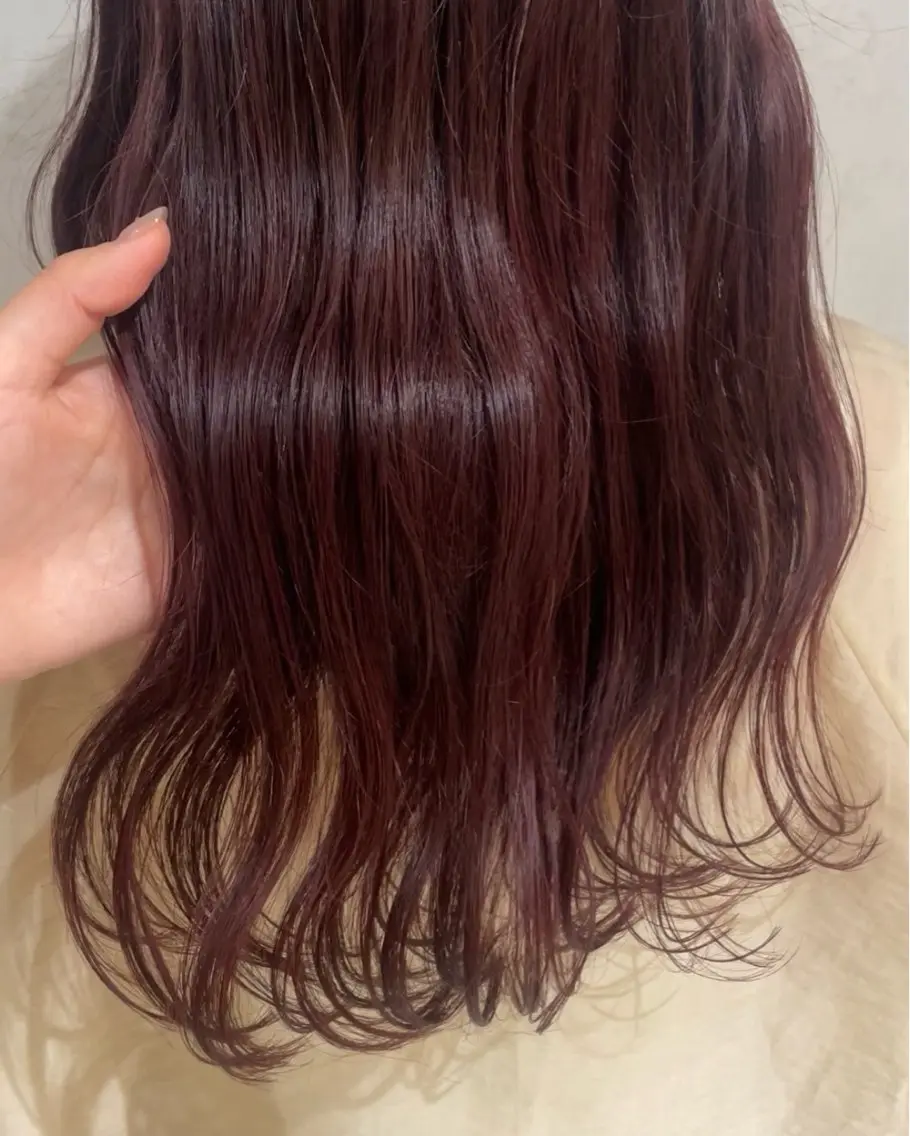 【✨髪色・艶感を長持ちさせたい方✨】ワンカラー+2stepトリートメントの写真