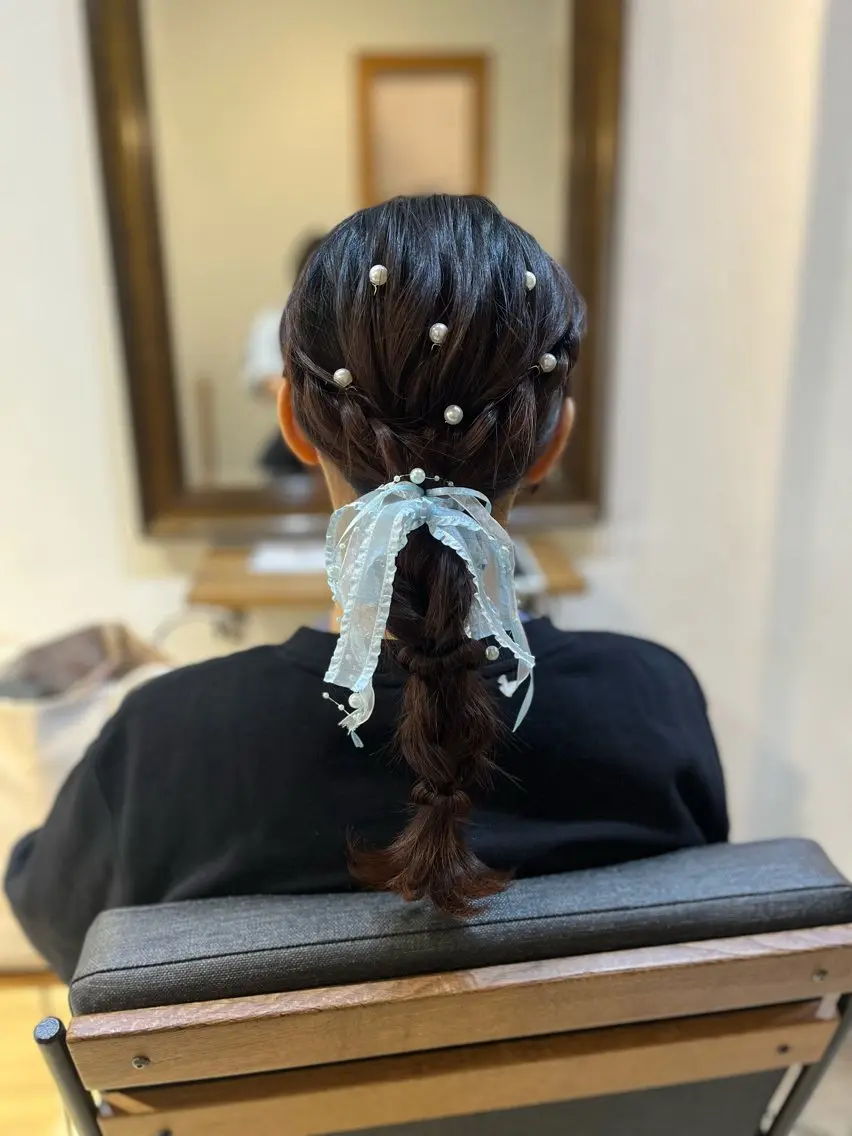 ヘアセット🎀の写真