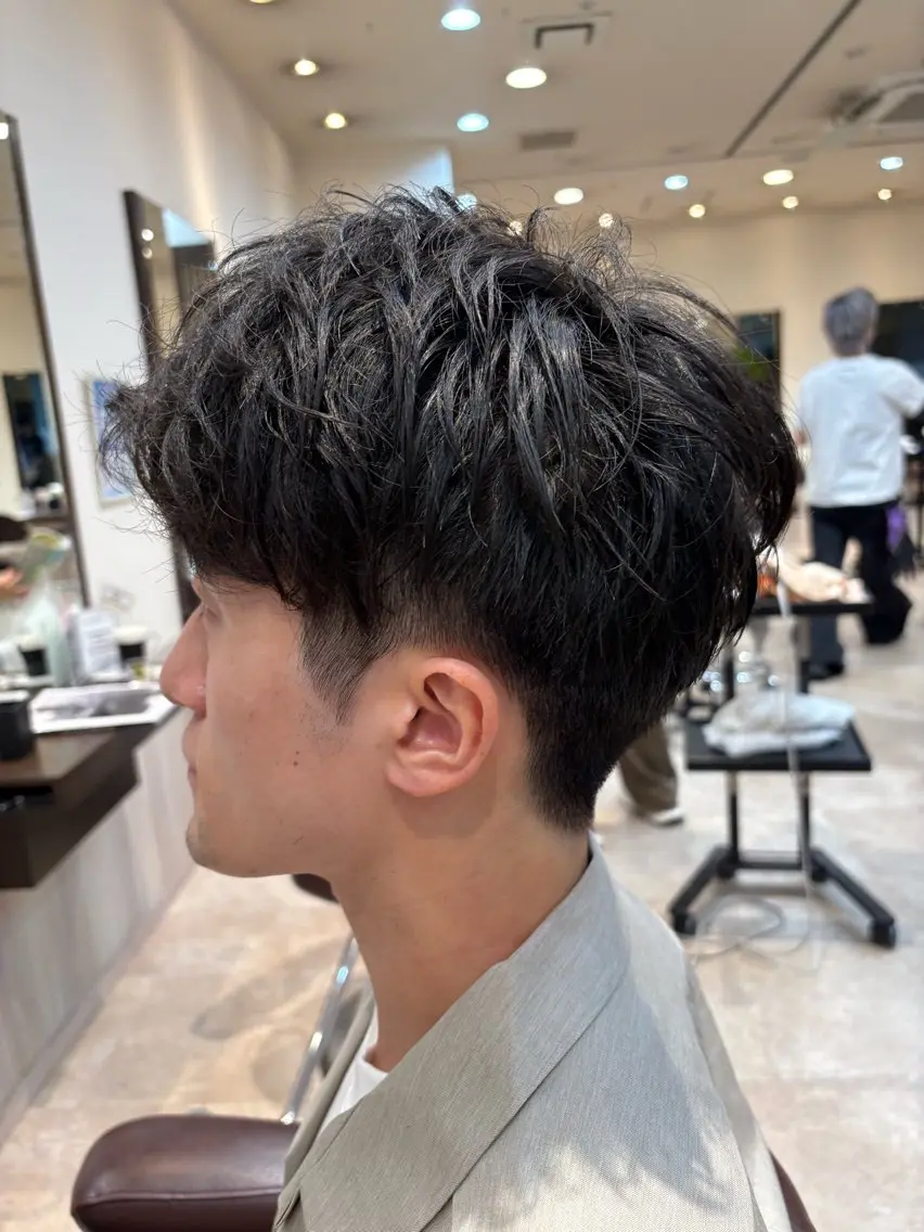 ショート メンズ 刈り上げ カット 木村 柊斗のヘアスタイル