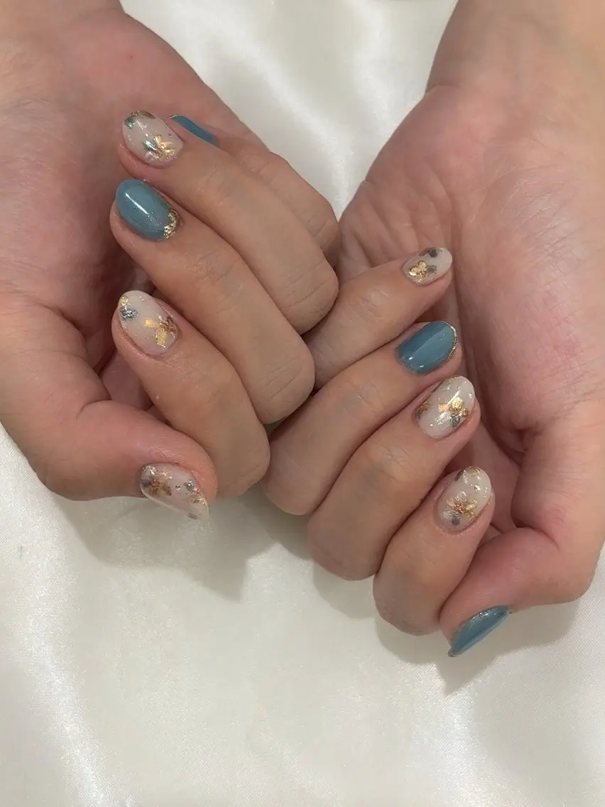ネイル ミラーネイル ハンドネイル SOL NAILのネイルデザイン