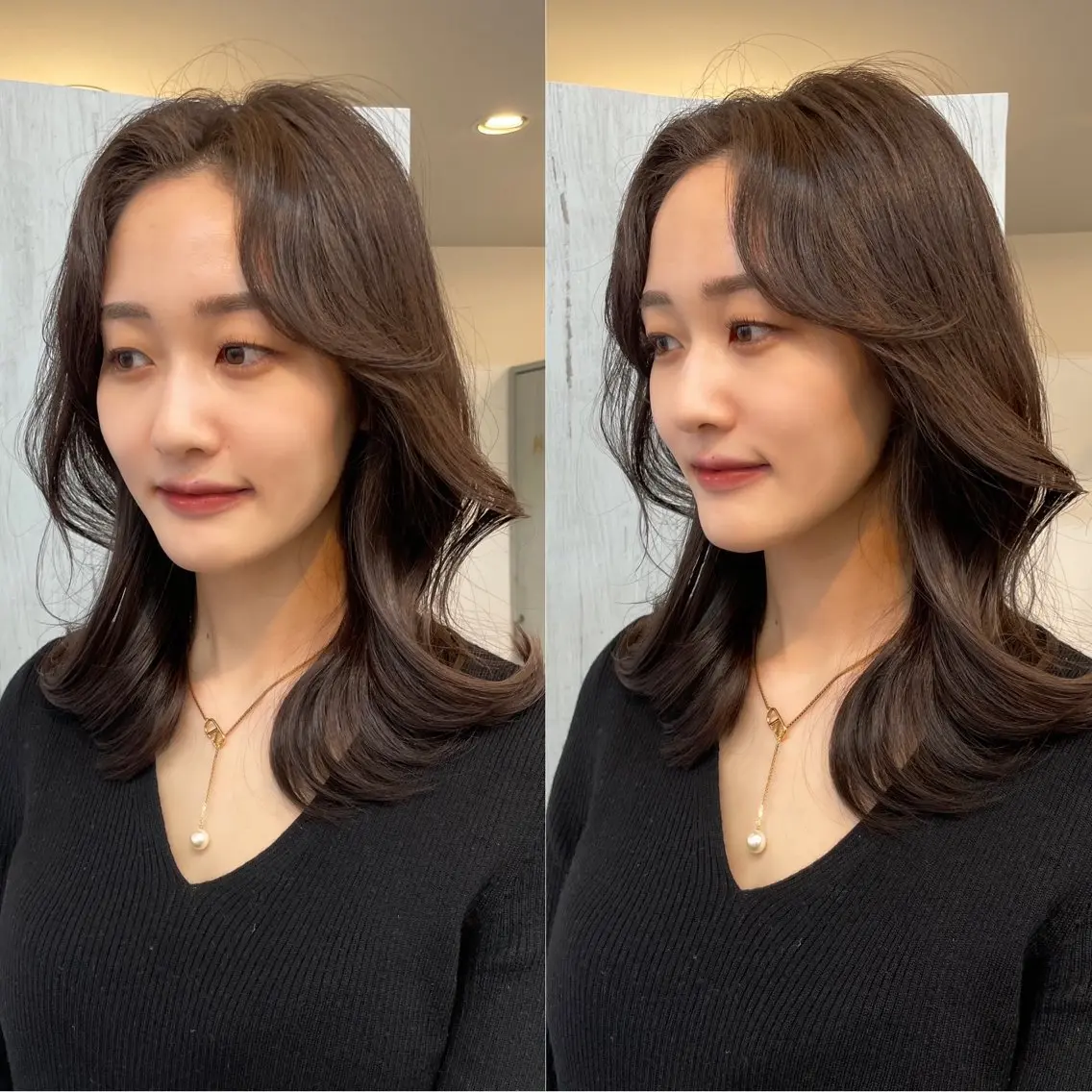 ミディアム 韓国ヘア🤍🇰🇷 🫶🏻吉満のヘアスタイル