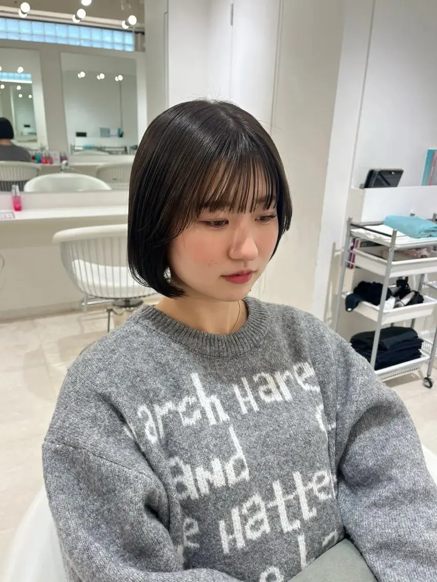 ミディアム カット ヘアカラー ParveMix /石田 佳澄🩶のヘアスタイル