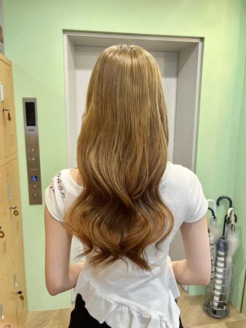ロング ヘアセット 横浜/デザインカラー 個性派ヘアメ/まこのヘアスタイル