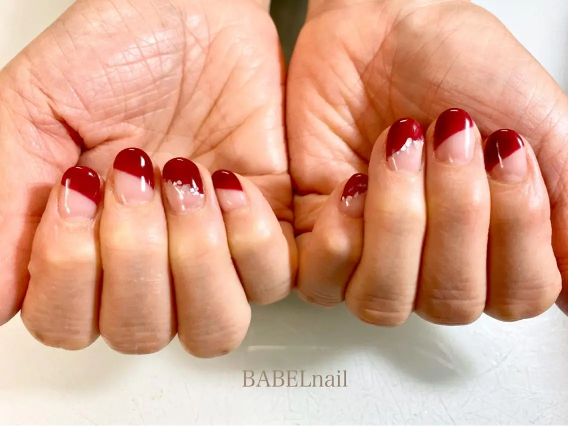 ネイル 江戸川橋✨BABEL 【バベル】大人可愛いのネイルデザイン