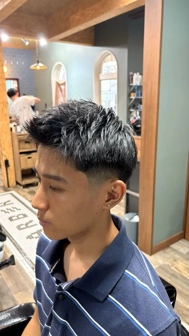 ショート メンズ 木名瀬 海星のヘアスタイル